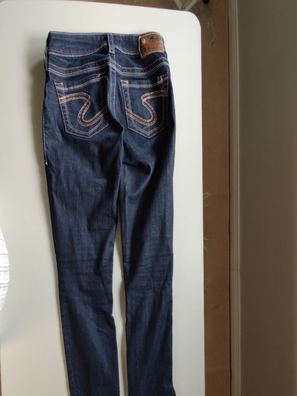 Silver Aiko Skinny Jeans women's dark blue size W25